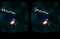  Cardboard 3D VR Space FPS game: Captura de pantalla