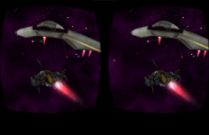  Cardboard 3D VR Space FPS game: Captura de pantalla